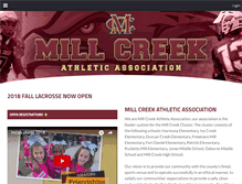 Tablet Screenshot of millcreekaa.net